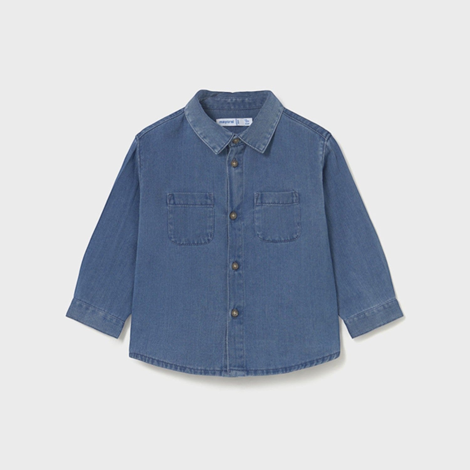Camicia m/l denim Bimbo Blu 2108/5 -  NANU' BABY