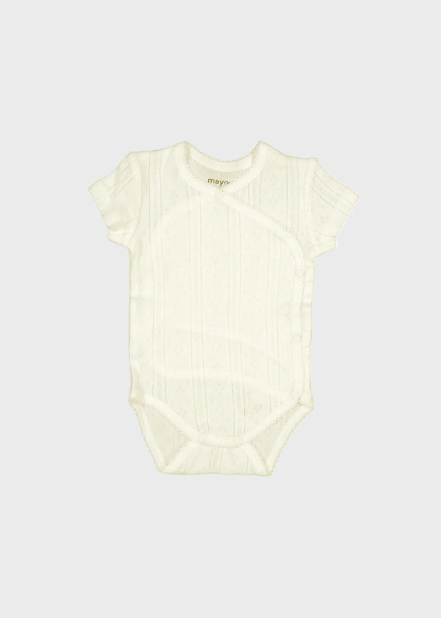Natural Short Sleeve Bodysuit 1746