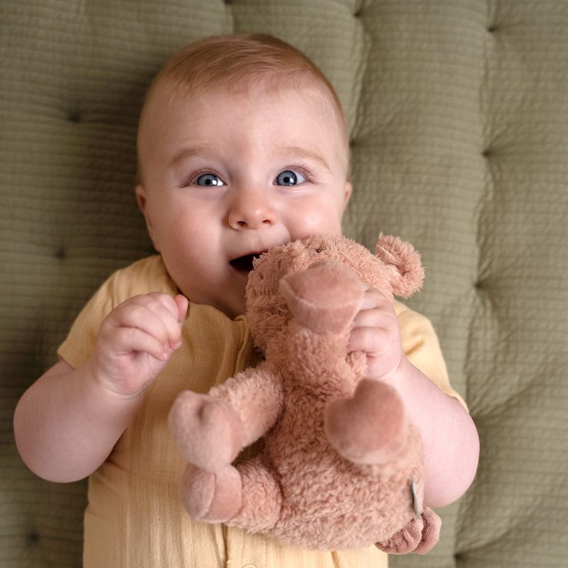 Maialino da coccolare 17 cm Piccola fattoria  ROSA LD8828 -  NANU' BABY