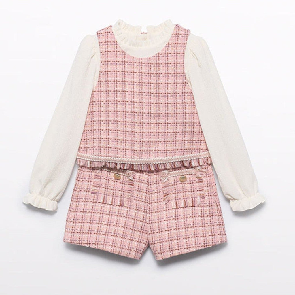 Compl. bermuda tweed Bimba Rosa 5727/8 -  NANU' BABY