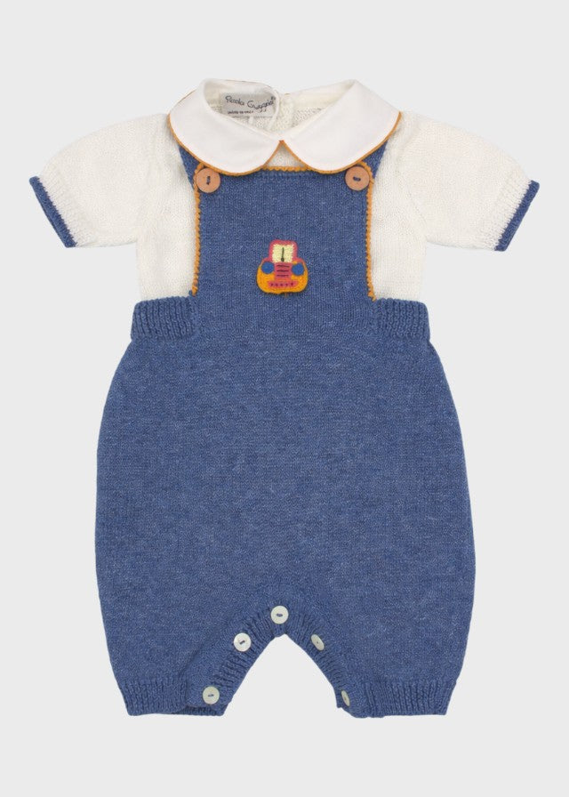 Blue Cotton Car Overalls CETIN/SL-B
