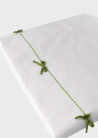 Lenzuolino Cotone Profilo Fiocchetti Verde FF728339/2300 corredino e abbigliamento neonato | NANU' BABY