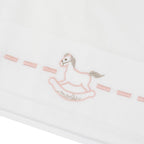 Lenzuolino Neonata Cotone 100% Set 3 Pezzi Vaniglia Marsala IN68LE/R corredino e abbigliamento neonato | NANU' BABY