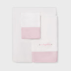 Lenzuolino Neonata Rosa 9992/12 corredino e abbigliamento neonato | NANU' BABY