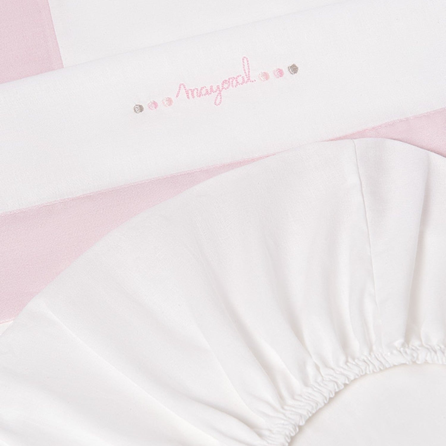 Lenzuolino Neonata Rosa 9992/12 corredino e abbigliamento neonato | NANU' BABY