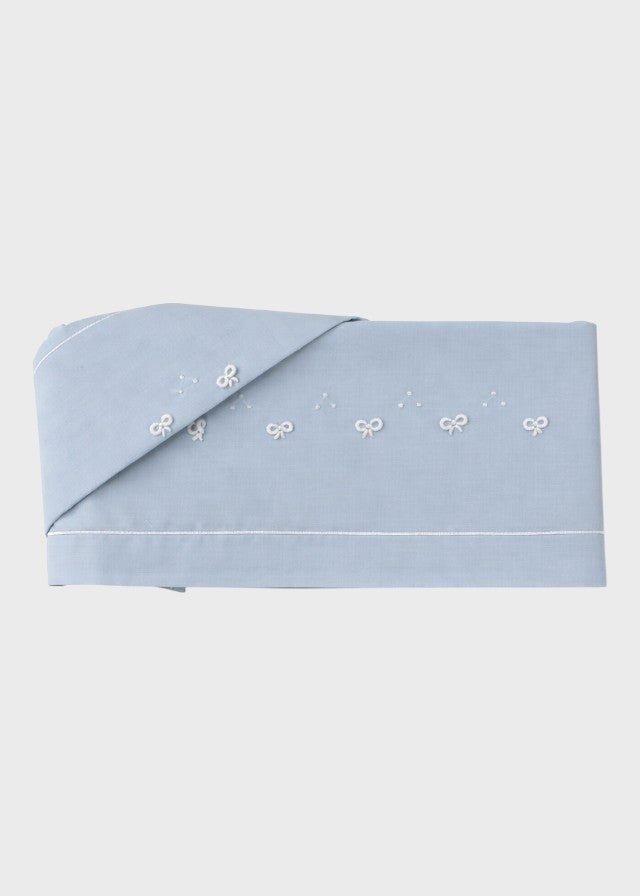 Lenzuolino Punto Vapore Cielo ROBERTO/LN corredino e abbigliamento neonato | NANU' BABY