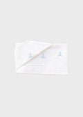 Lenzuolino Ricamato Batista Bianco ATIP/LN corredino e abbigliamento neonato | NANU' BABY