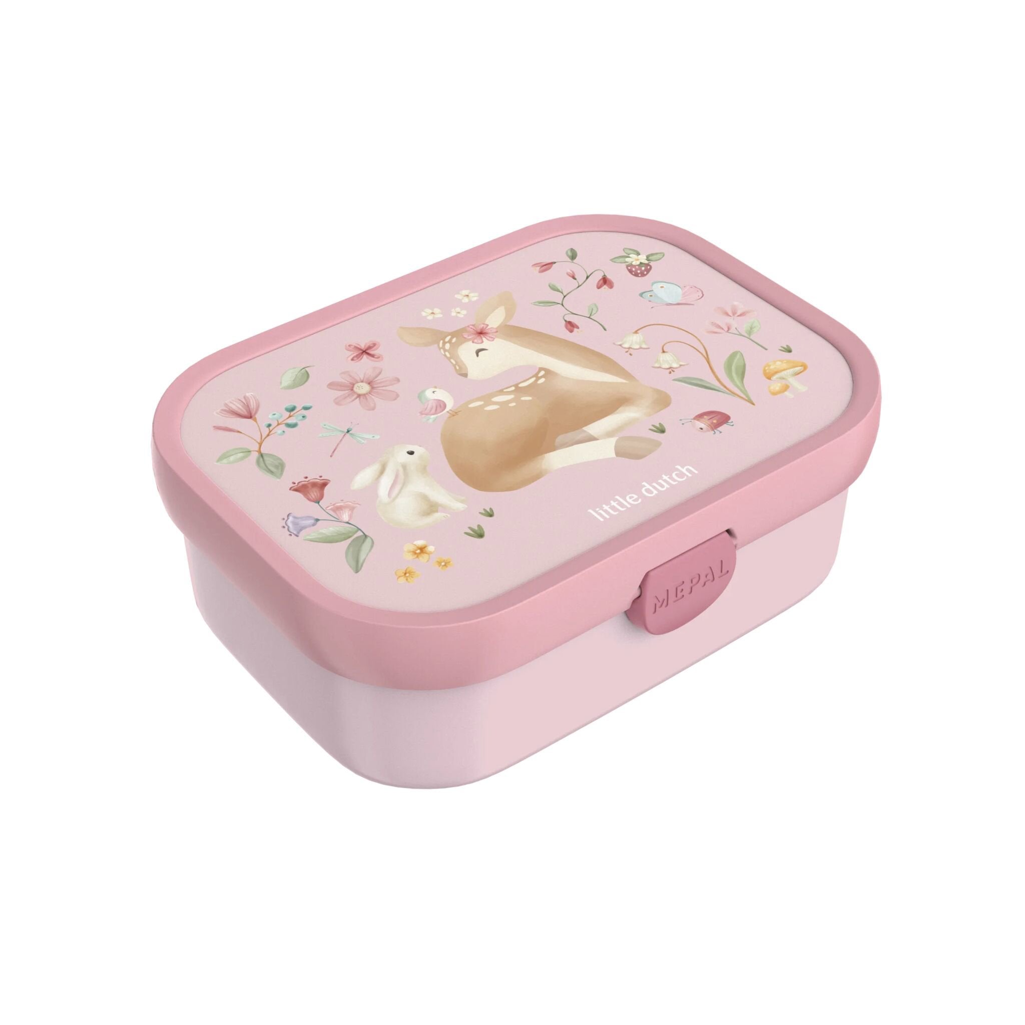Lunch box con divisori  Rosa 107440065406 -  NANU' BABY