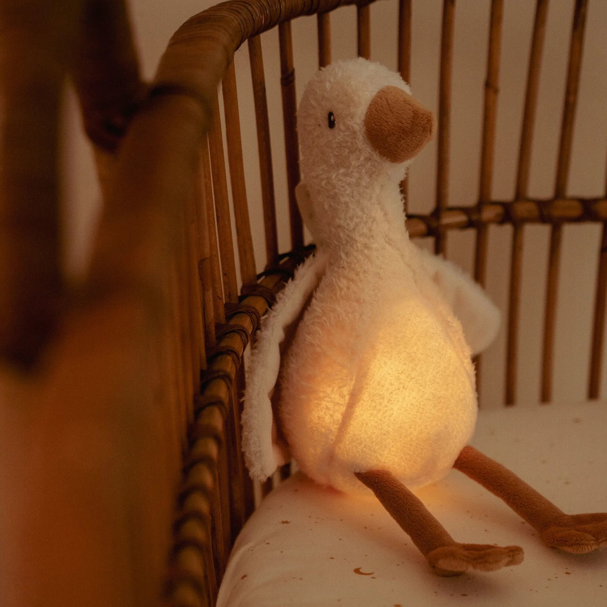 Luce notturna con suoni - Baby Goose Bianco LD8440 corredino e abbigliamento neonato | NANU' BABY