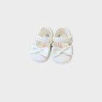 Girls' White Velvet Shoes - AMBARABA'