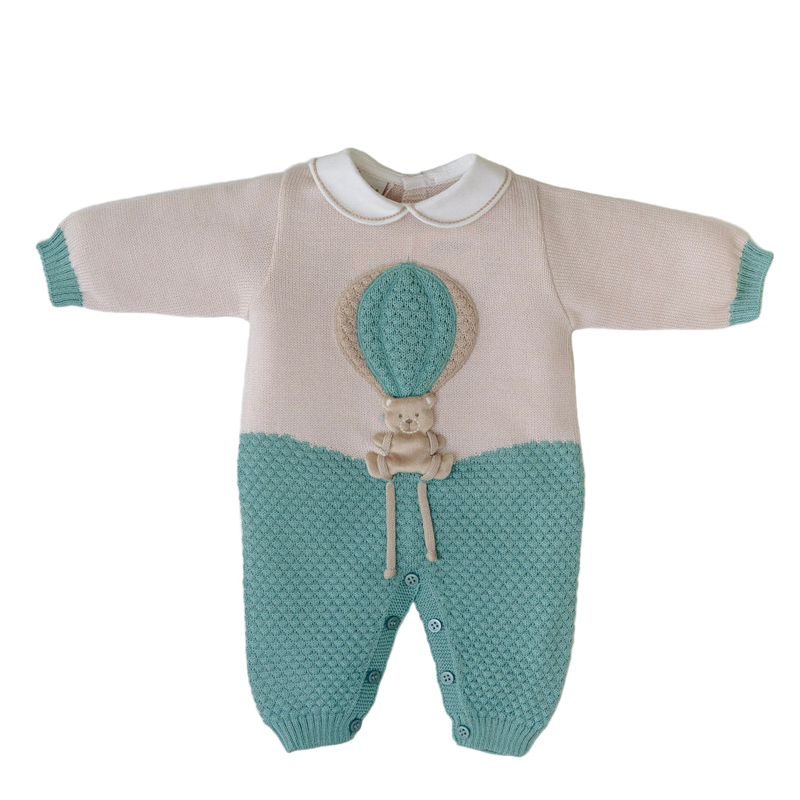Tutina Mongolfiera Neonato NATURAL IN5710/V -  NANU' BABY