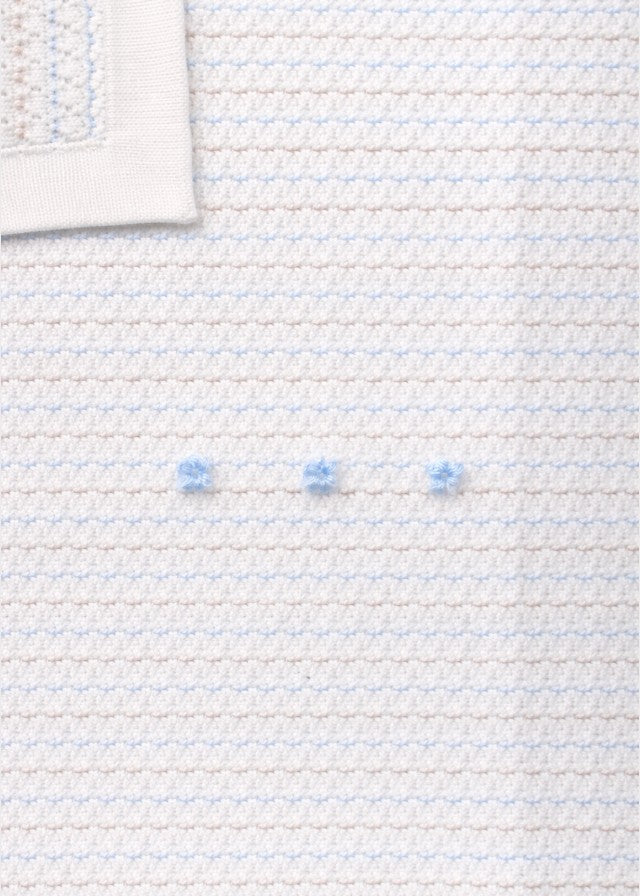 White Smocked Blanket EK6580BIS/C