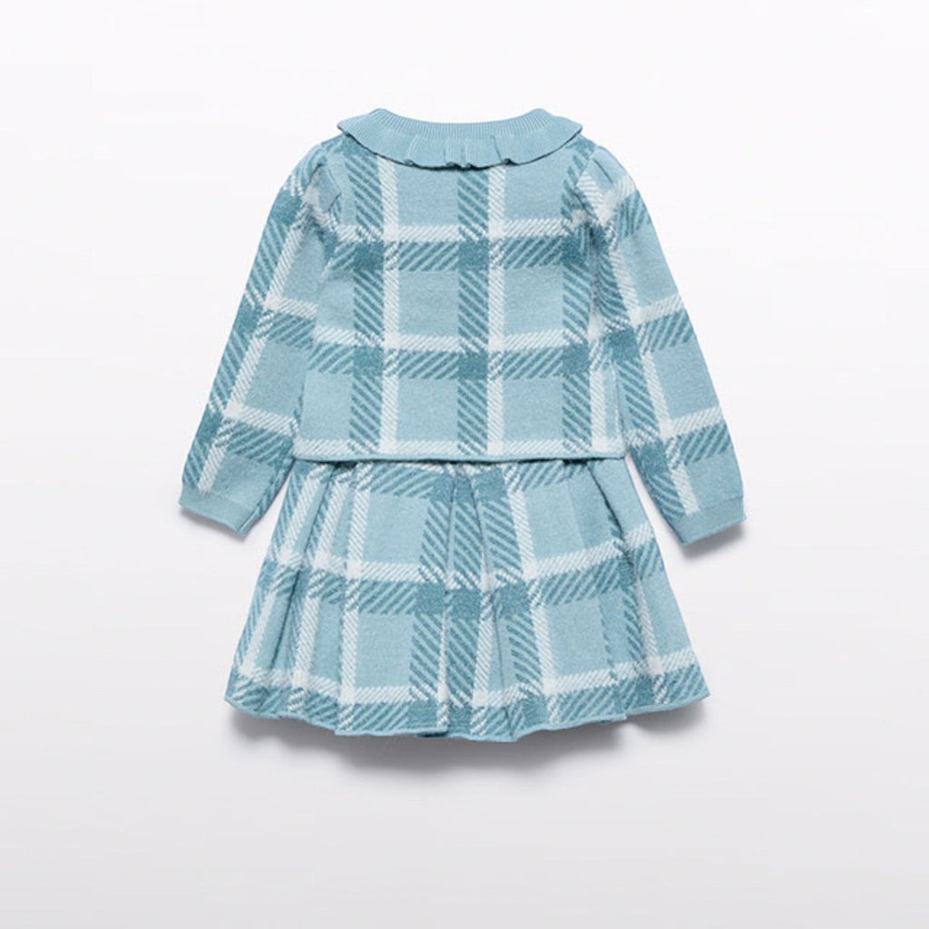 Compl. gonna tricot quadri Bimba Verde 5516/9 -  NANU' BABY