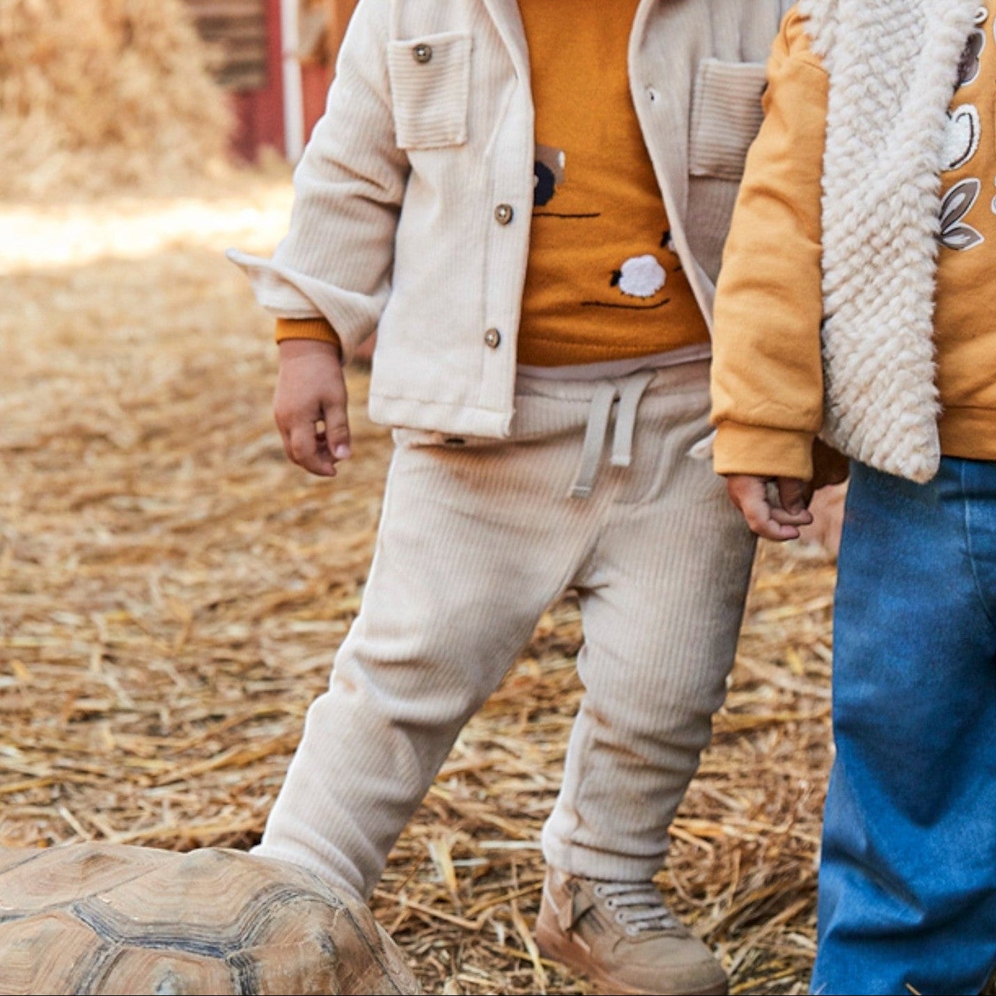 Pantalone punto panno Bimbo Beige 2510/11 -  NANU' BABY