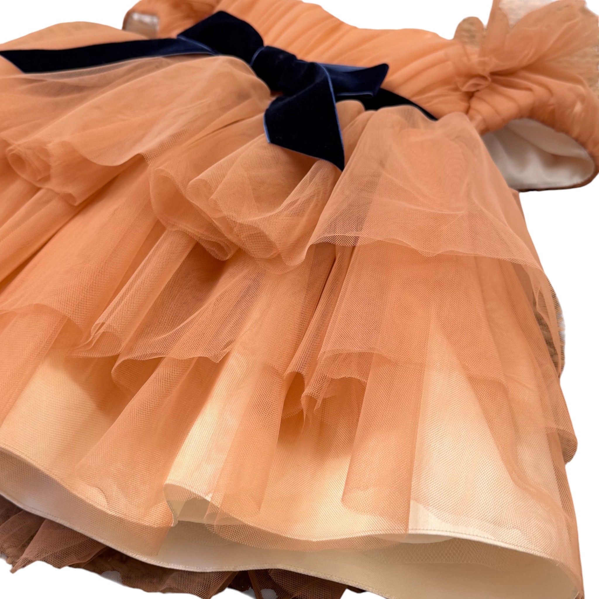 Orange Tulle Dress for Girls GG33I