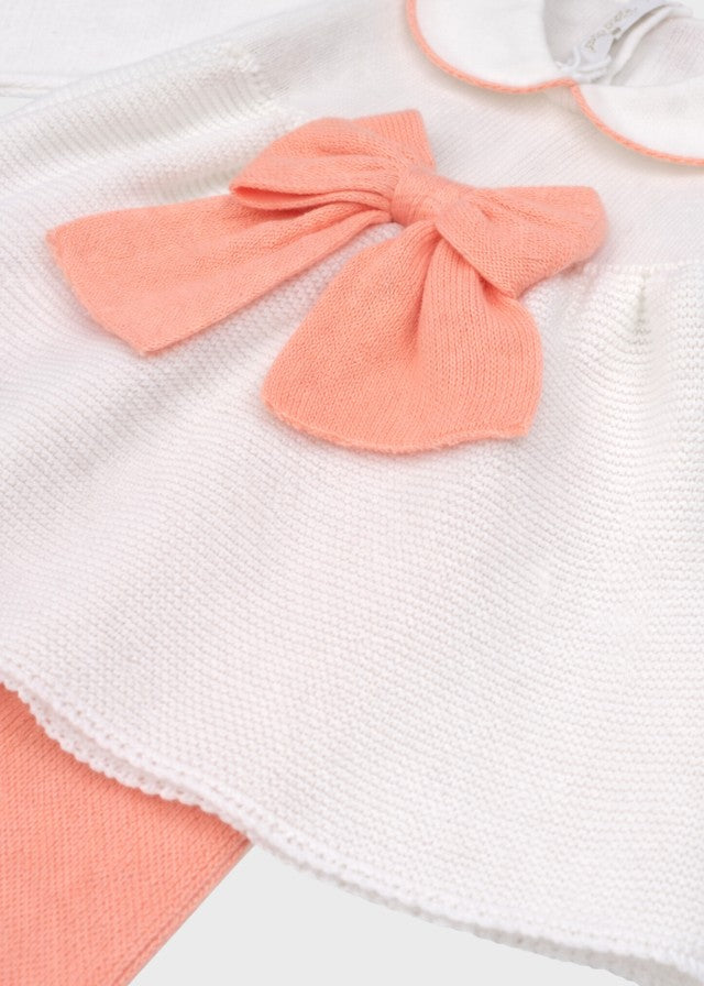 Peach Bow Cotton Set 478