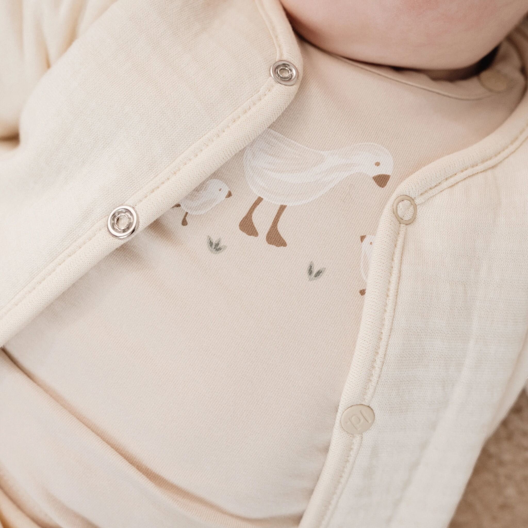 Maglietta a manica lunga Neonato Avorio CL25291001 corredino e abbigliamento neonato | NANU' BABY