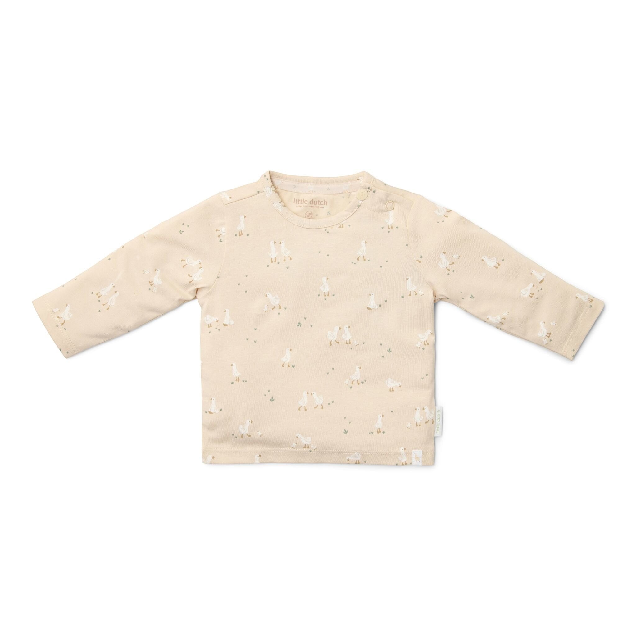 Maglietta a manica lunga Neonato Beige CL25291007 corredino e abbigliamento neonato | NANU' BABY