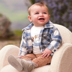 Maglietta Jersey Cotone Ricamo Bimbo Bianco 3F612/112 corredino e abbigliamento neonato | NANU' BABY