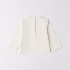 Maglietta Jersey Stretch Cotone Manopesca Bimba Bianco 3F718/112 corredino e abbigliamento neonato | NANU' BABY