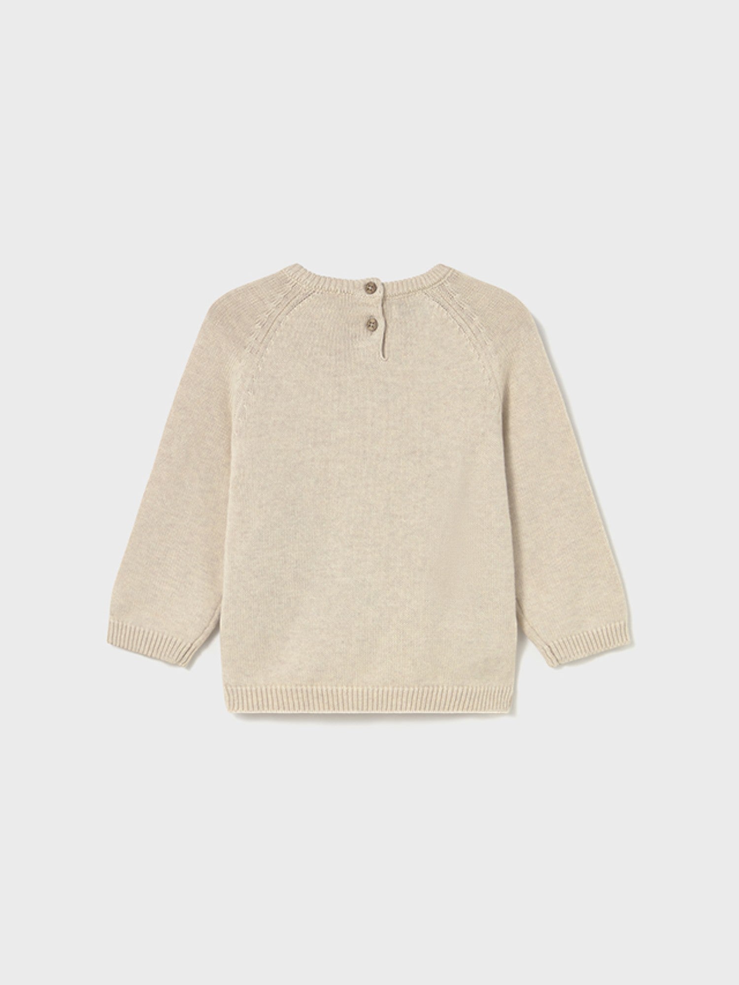 Maglioncino intarsio animal Bimbo Beige 2345/22 corredino e abbigliamento neonato | NANU' BABY