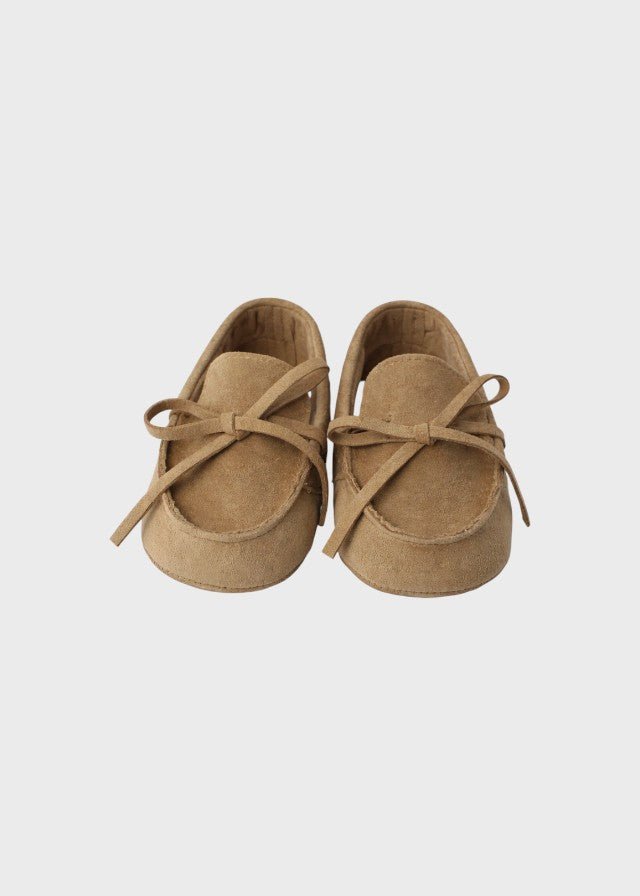 Mocassino Nappina Beige corredino e abbigliamento neonato | NANU' BABY