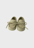 Mocassino Nappina Verde corredino e abbigliamento neonato | NANU' BABY