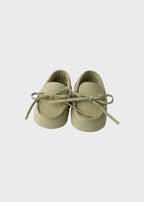 Mocassino Nappina Verde corredino e abbigliamento neonato | NANU' BABY