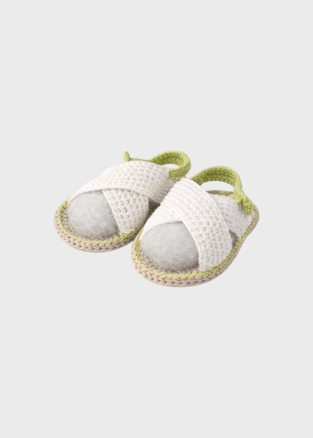 MORGANA/SC - Babbucce e Cuffie - PICCOLA GIUGGIOLA corredino e abbigliamento neonato | NANU' BABY