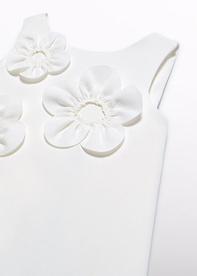 Scalloped Edge Floral Dress 5055/3