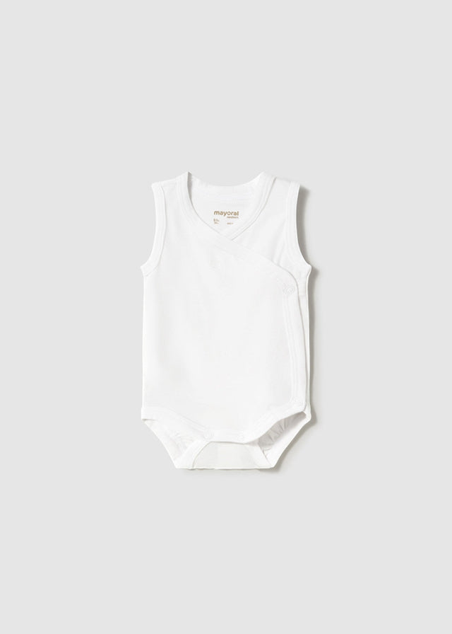 White Sleeveless Bodysuit 1702