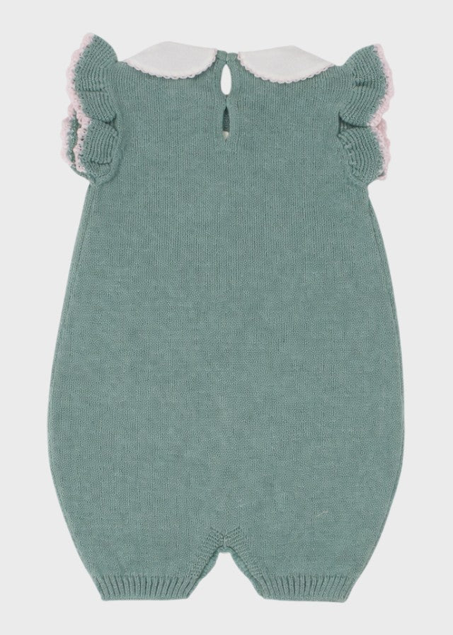 Green Daisies Cotton Romper 363/V