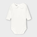 Body Intimo Piquè Neonato BIANCO 1188/B -  NANU' BABY