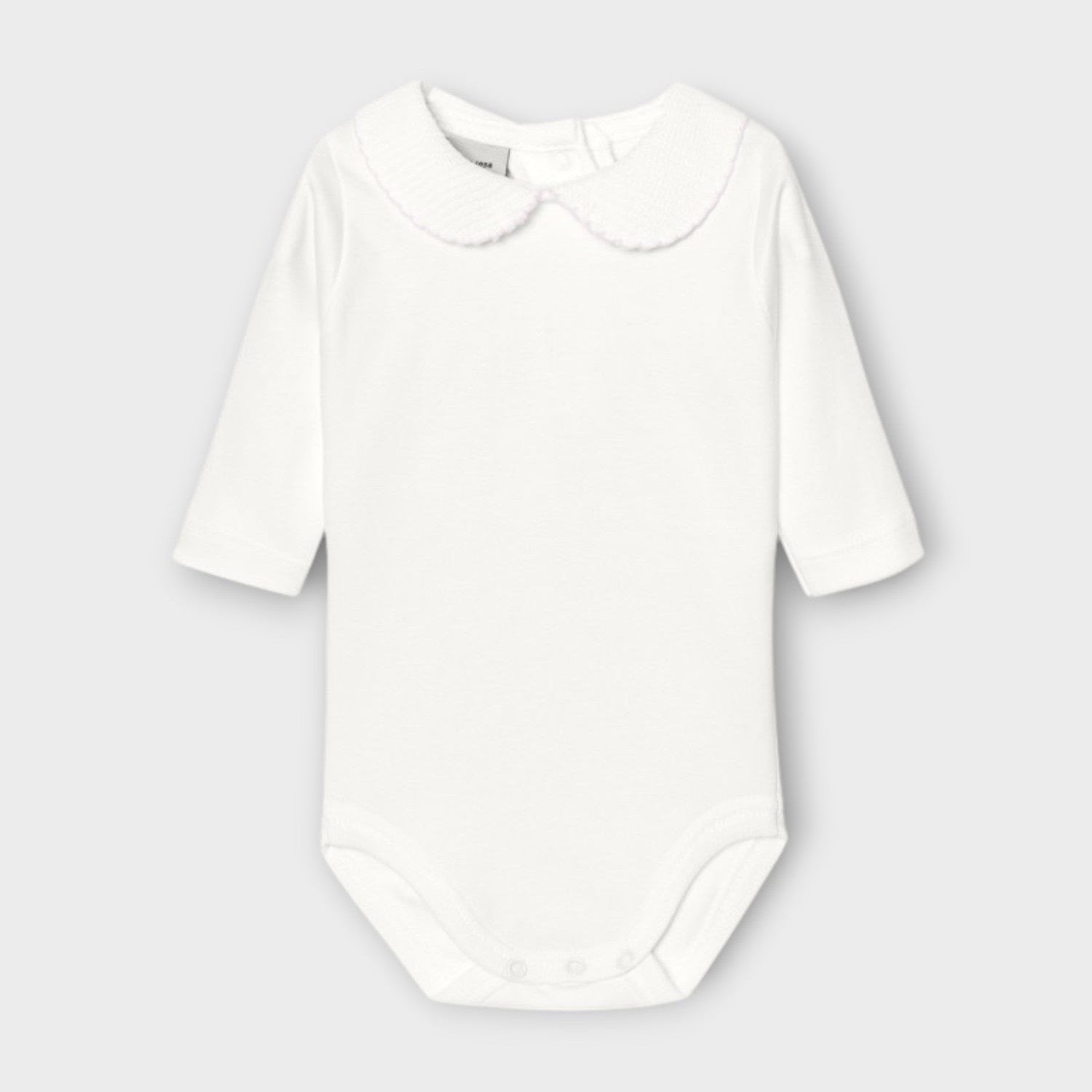Body Intimo Piquè Neonato BIANCO 1188/B -  NANU' BABY