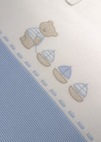 Cotton Blanket Teddy Bear Sky 198-C