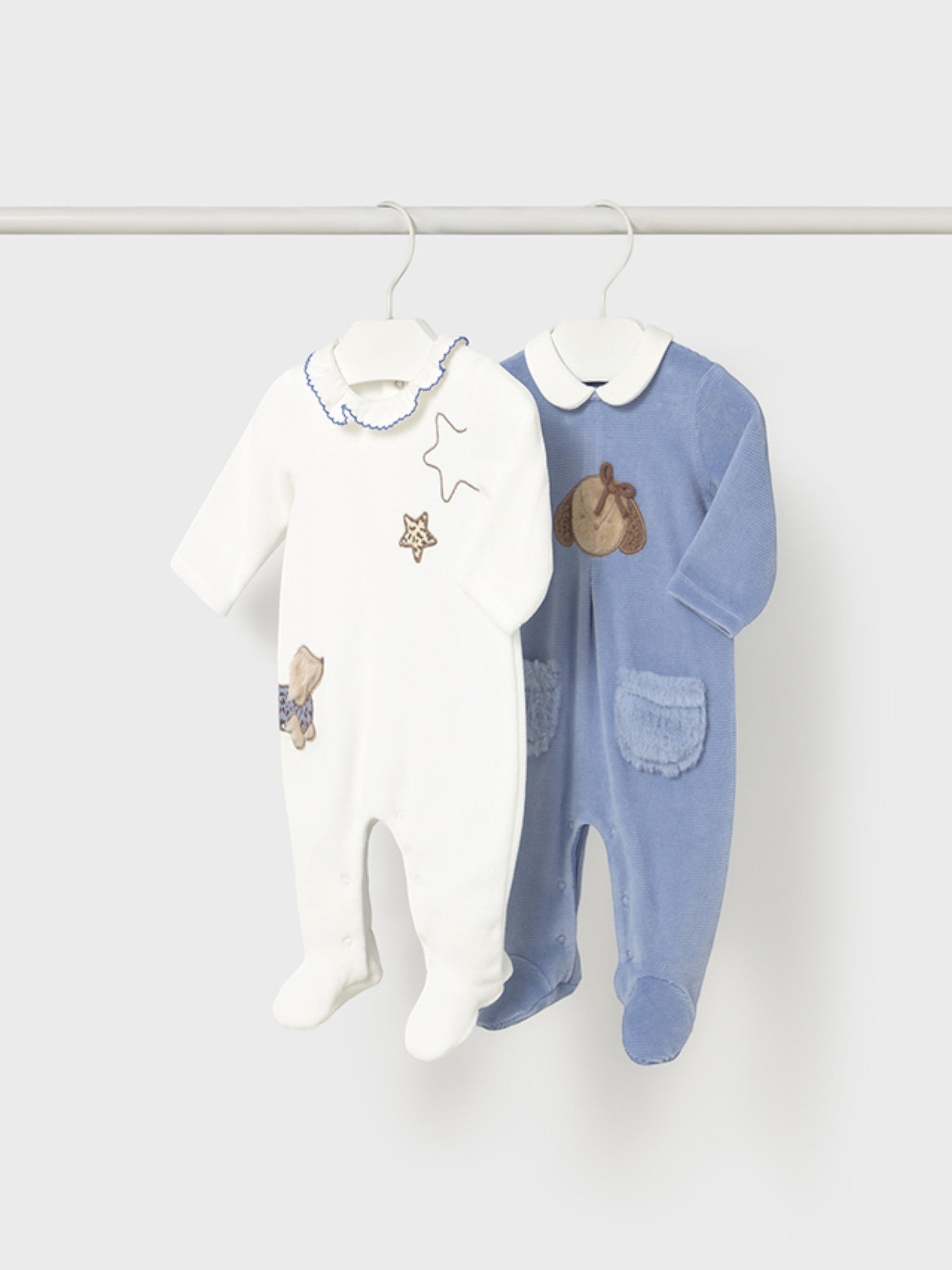 Baby Romper, Light Blue, 2702/86