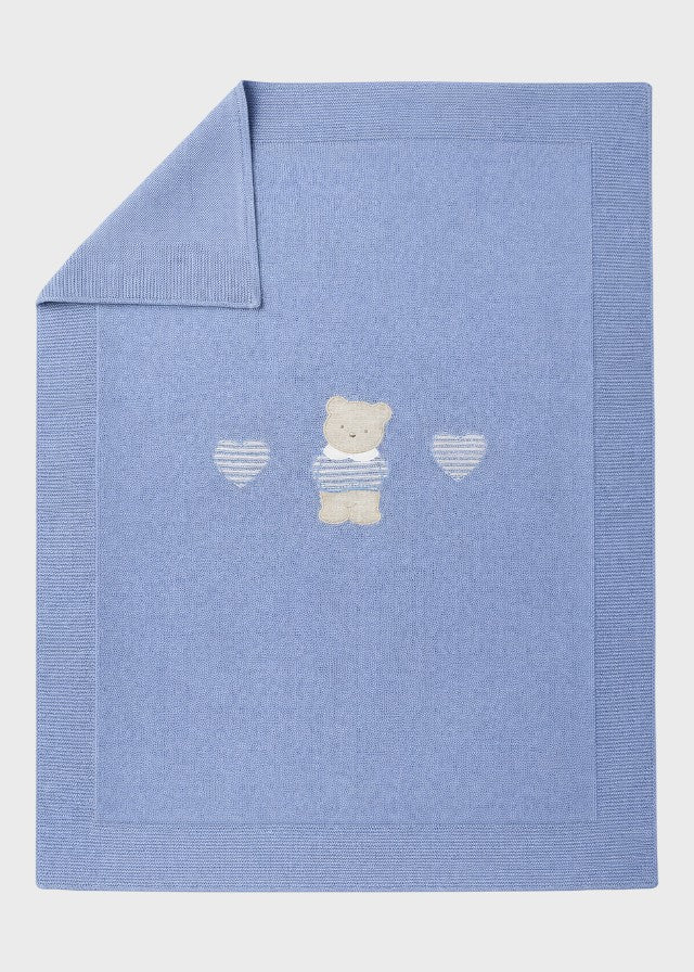 Blue Teddy Cotton Blanket 198/A