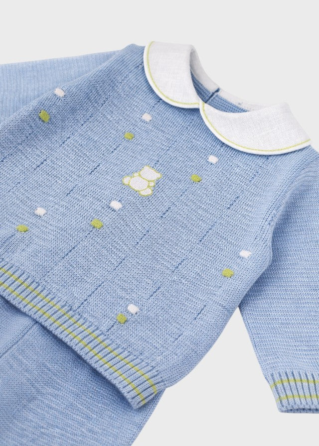 Completo Cotone Pois Nocciolina Cielo EK5650