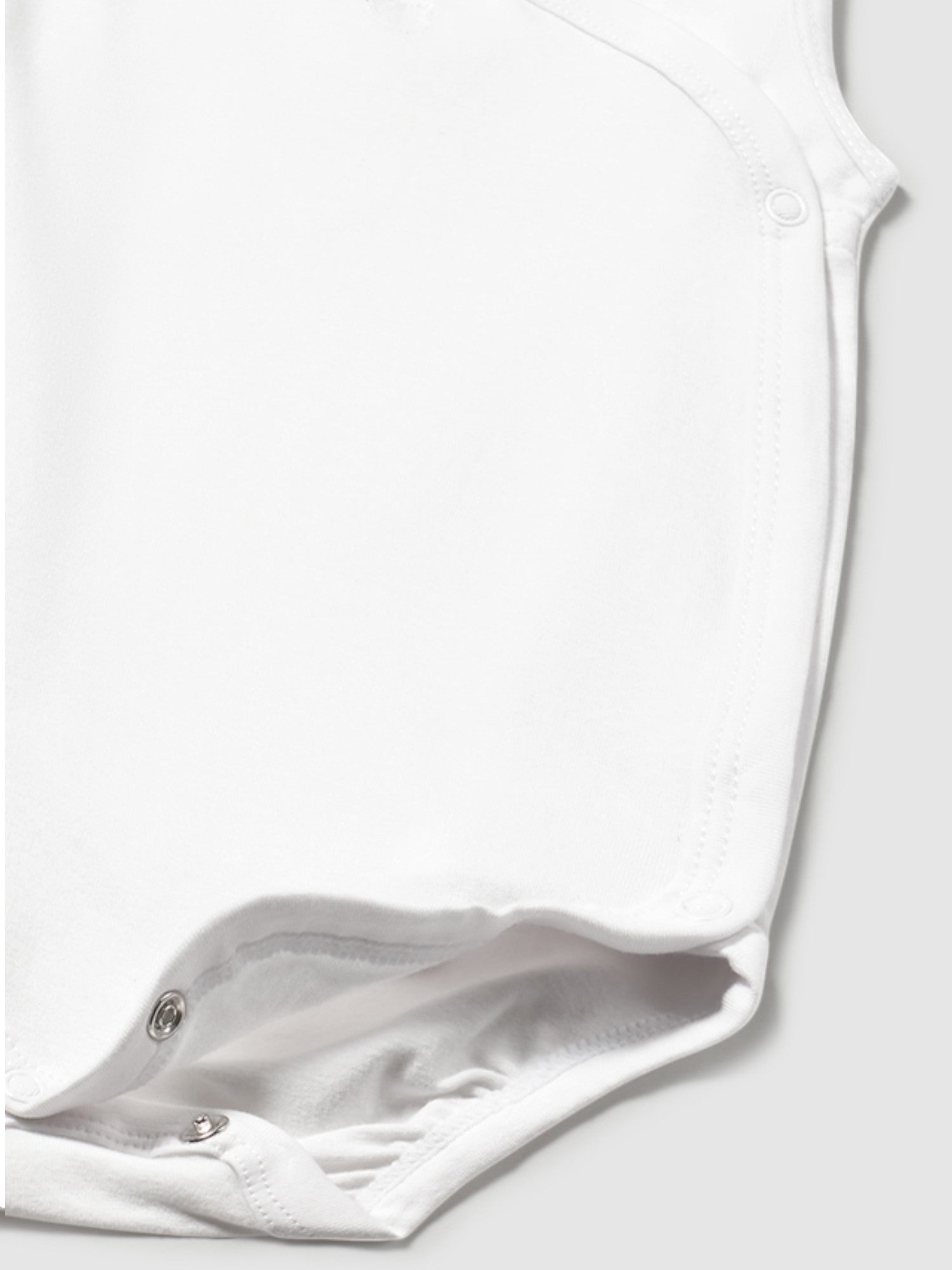 Sleeveless Bodysuit for Newborns White 1702 /B