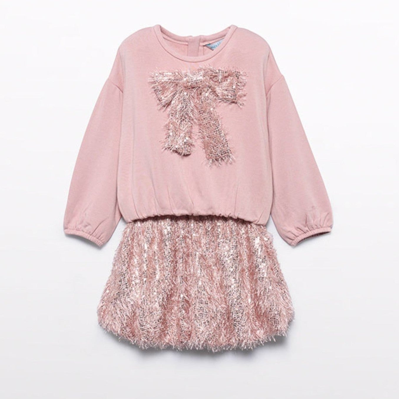 Compl. gonna frange lustrini Bimba Rosa 5539/8 -  NANU' BABY