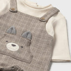 Pagliaccetto Bimbo Marrone 2645/14 corredino e abbigliamento neonato | NANU' BABY