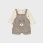 Pagliaccetto Bimbo Marrone 2645/14 corredino e abbigliamento neonato | NANU' BABY