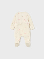 Pagliaccetto ciniglia Neonata Beige 2729/41 corredino e abbigliamento neonato | NANU' BABY