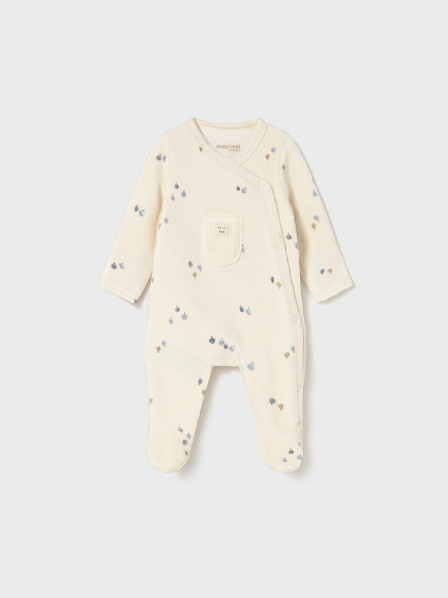 Pagliaccetto ciniglia Neonato Beige 2729/42 corredino e abbigliamento neonato | NANU' BABY