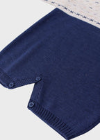 Pagliacetto Filo Cotone Blu EK5815 corredino e abbigliamento neonato | NANU' BABY