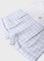 Pagliacetto Lino Casetta Cielo EK5521 corredino e abbigliamento neonato | NANU' BABY