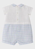 Pagliacetto Lino Casetta Cielo EK5521 corredino e abbigliamento neonato | NANU' BABY