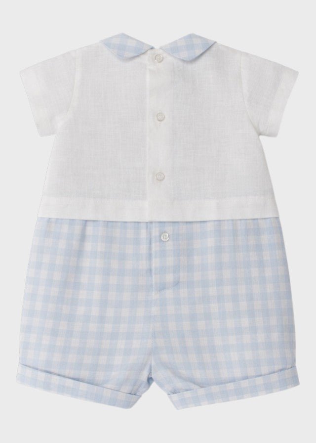 Pagliacetto Lino Casetta Cielo EK5521 corredino e abbigliamento neonato | NANU' BABY