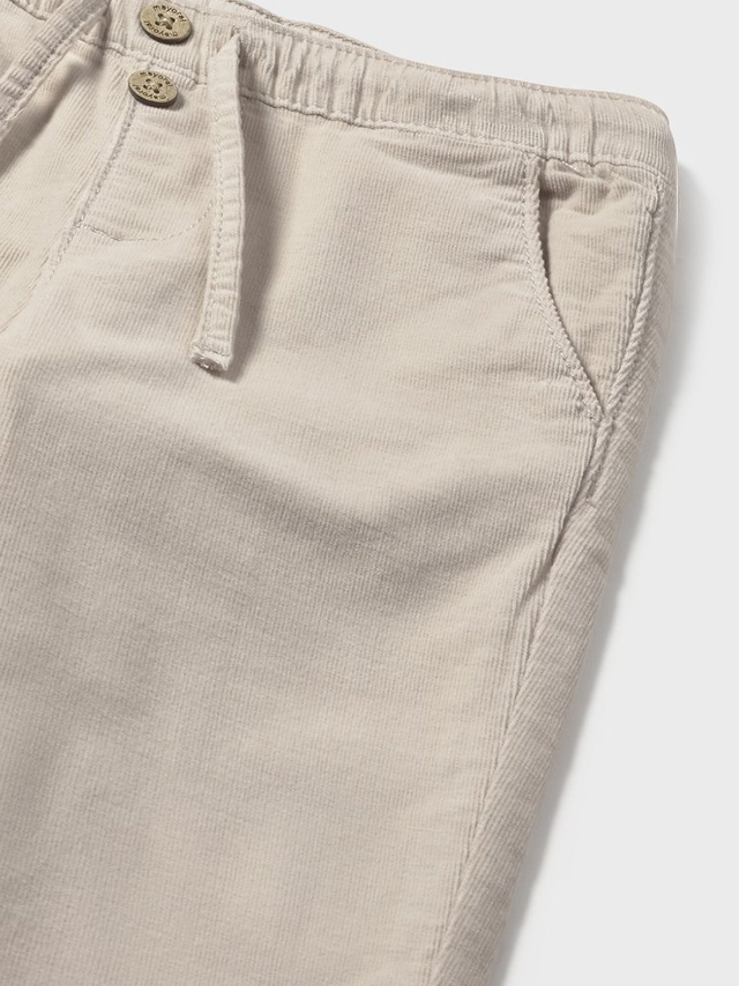 Pant.micropanno traforato Bimbo Avorio 2507/90 corredino e abbigliamento neonato | NANU' BABY