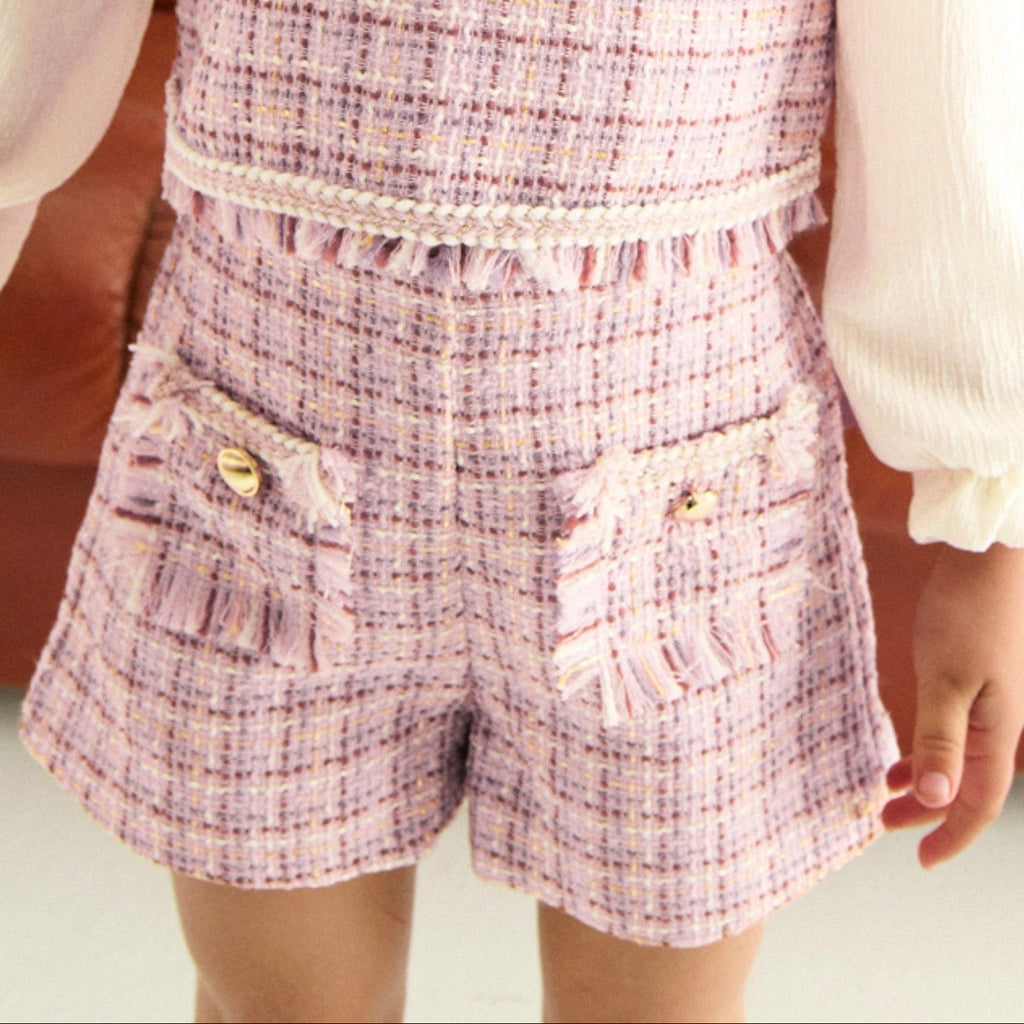 Compl. bermuda tweed Bimba Rosa 5727/8 -  NANU' BABY